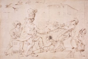 Figure Subject by Giovanni Francesco Barbieri